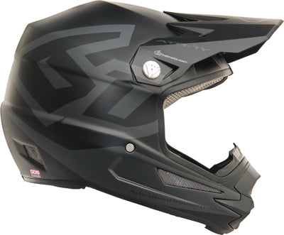 6D ATR-1Y Macro Youth Helmet-Matte Black