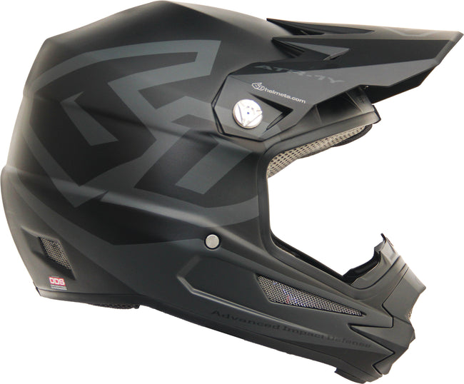 6D ATR-1Y Macro Youth Helmet-Matte Black - 1