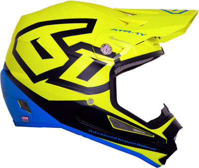 6D ATR-1Y Macro Youth Helmet-Matte Neon Yellow