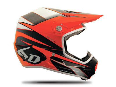 6D ATR-1Y Youth Helmet-Hornet Orange