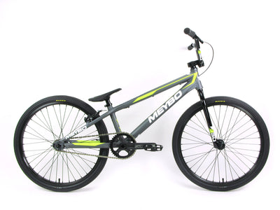 Meybo Clipper Pro 24" BMX Race Bike-Grey-White-Lime