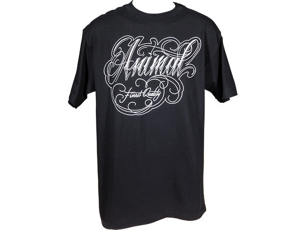 Animal Green Rose T-Shirt-Black/White - 1