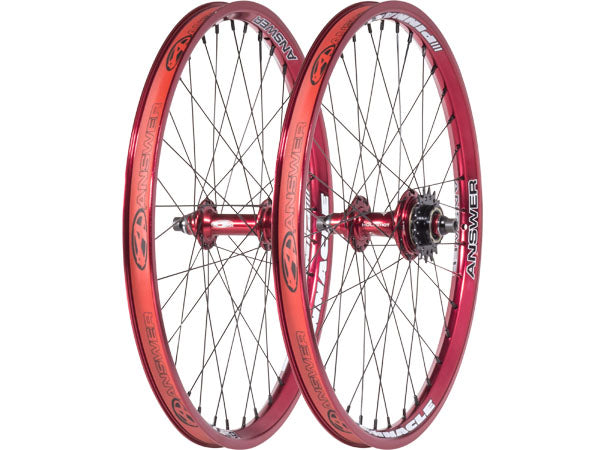 Answer Pinnacle Pro BMX Race Wheelset-20x1.75&quot; - 4