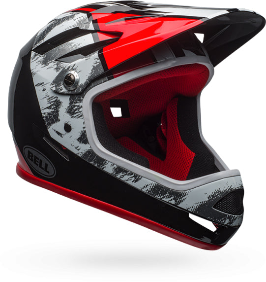 Bell Sanction Helmet-White/Black/Red - 5