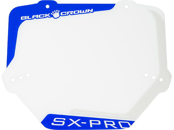 Black Crown SX Pro Number Plate - 3