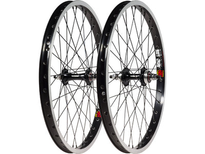 Black Ops F/F Hubs Sun Rhyno Lite Rims Pro BMX Race Wheelset-20x1.75"