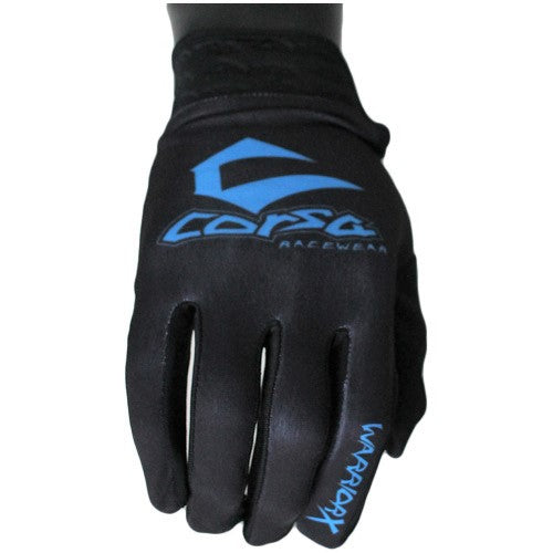 Corsa Warrior X BMX Race Gloves-Black/Blue - 1