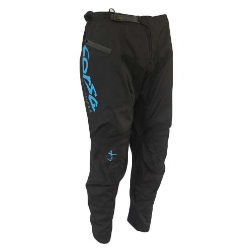 Corsa Warrior X BMX Race Pant-Black/Blue - 1