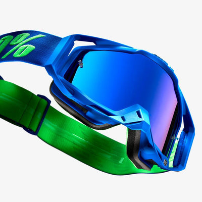 100% Racecraft Dreamflow Goggles-Mirror Blue Lens