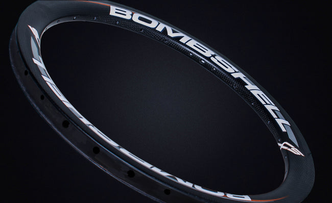 Bombshell CS Carbon Expert BMX Rim-28H-20x1 1/8&quot;-1 3/8&quot; - 1