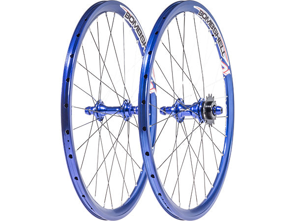 Bombshell Jet Cassette Expert BMX Race Wheelset-20x1 3/8&quot; - 2