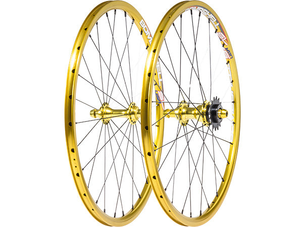 Bombshell Jet Cassette Mini BMX Race Wheelset-Mini-20x1 1/8&quot; - 6