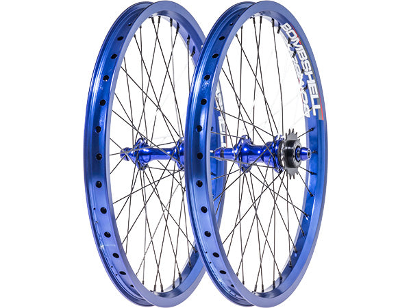 Bombshell Jet Cassette Pro BMX Race Wheelset-20x1.75&quot; - 2