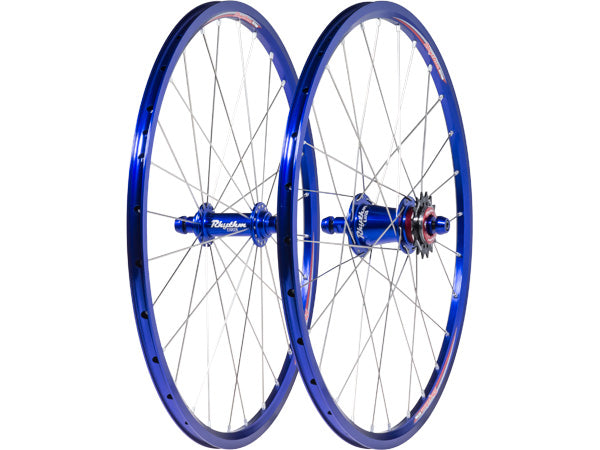 Crupi Rhythm Section Cassette Mini Cruiser BMX Race Wheelset-24x1 1/8&quot; - 5