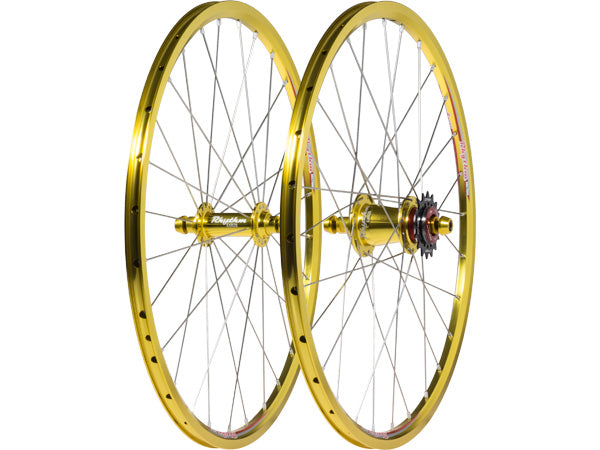 Crupi Rhythm Section Cassette Mini Cruiser BMX Race Wheelset-24x1 1/8&quot; - 3