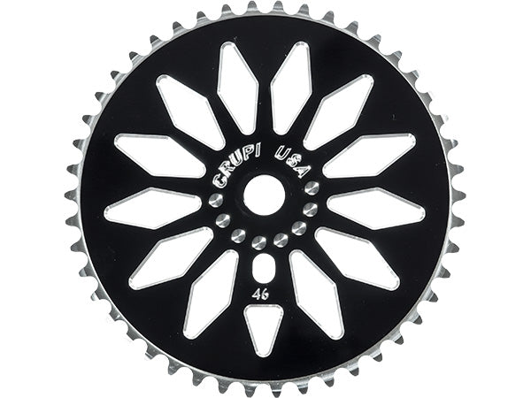 Crupi Snowflake Sprocket-Black - 1