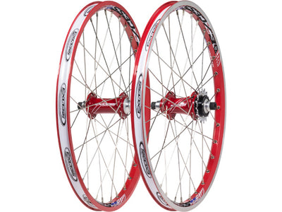 Excess 351 Pro Series Cassette Mini BMX Race Wheelset-20x1 1/8"