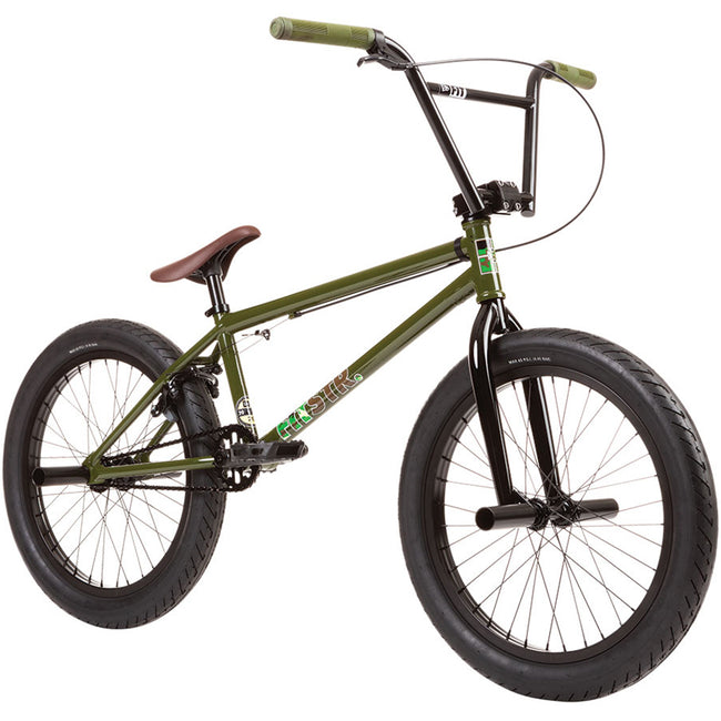 Fit STR XL 20.75&quot;TT BMX Bike-Gloss Army Green - 2