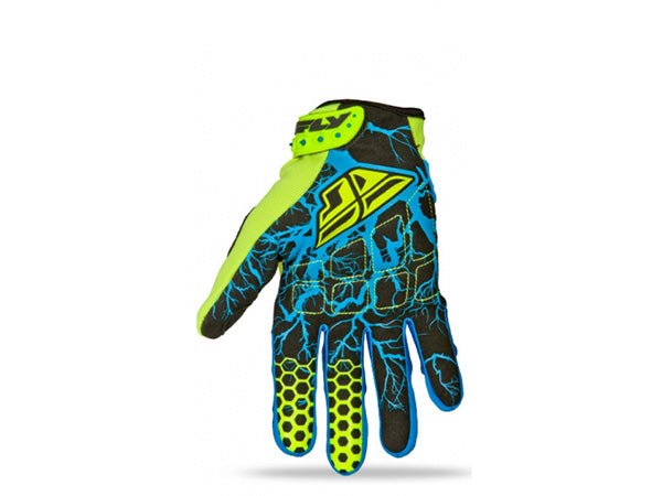 Fly Racing 2015 F-16 Gloves-Ltd Ed-Hi-Vis/Blue - 2