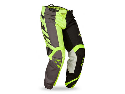 Fly Racing 2015 Kinetic Division BMX Race Pants-Black/Gray/Hi-Vis