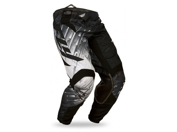 Fly Racing 2015 Kinetic Glitch Race Pants-Black/Gray - 1