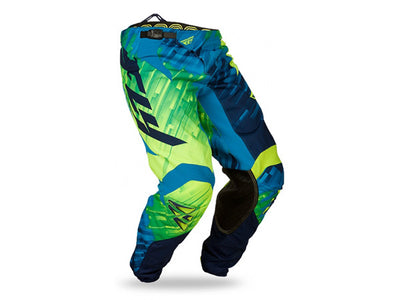 Fly Racing 2015 Kinetic Glitch Race Pants-Blue/Hi-Vis