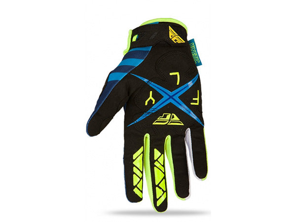 Fly Racing 2015 Kinetic Gloves-Hi-Vis/Blue - 2