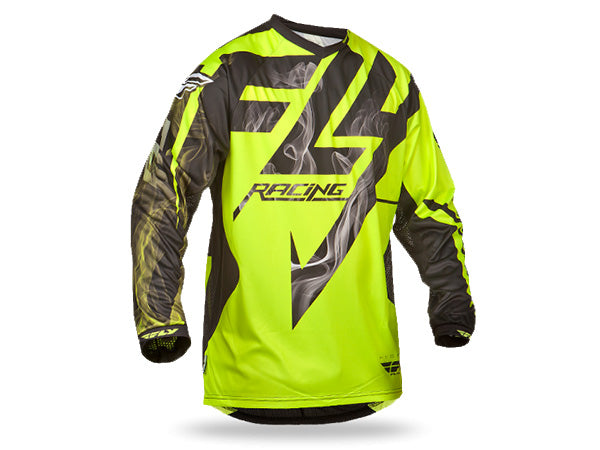 Fly Racing 2015 Lite Hydrogen BMX Race Jersey-Black/Hi-Vis - 1