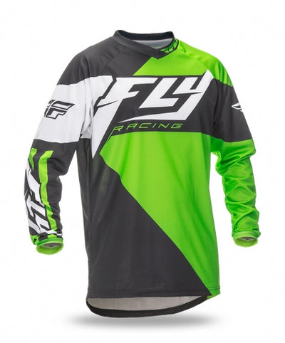 Fly Racing 2016 F-16 BMX Race Jersey-Green/Black