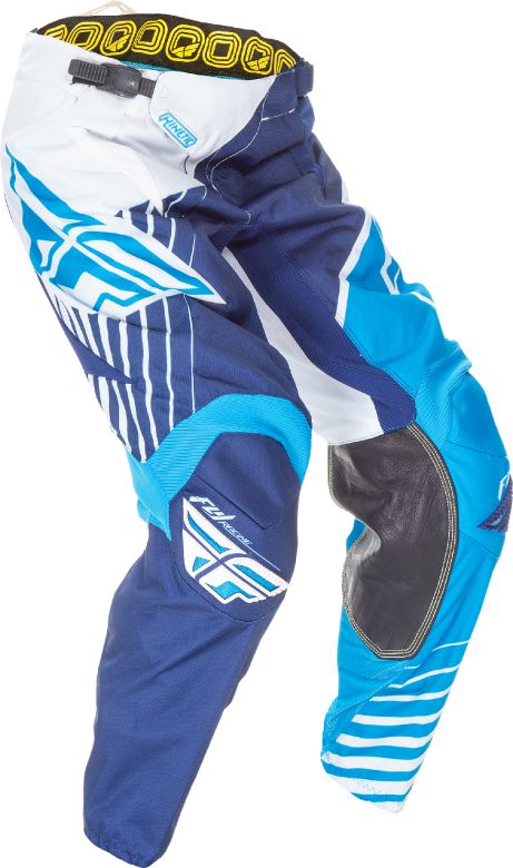 Fly Racing Kinetic Vector Race Pants-Blue/White/Navy - 1