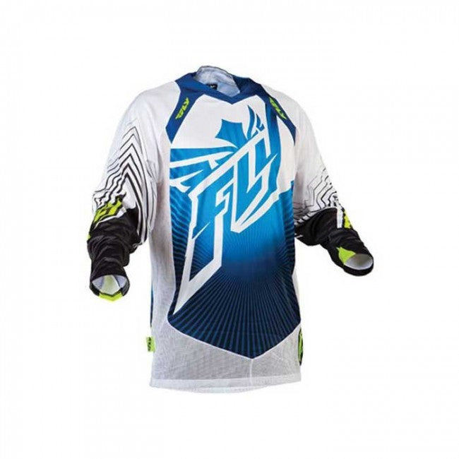 Fly Lite Hydrogen BMX Race Jersey-Blue/White - 1