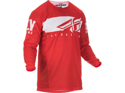 Fly Racing 2019 Kinetic Shield BMX Race Jersey-Red/White