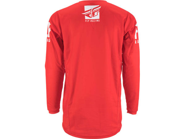 Fly Racing 2019 Kinetic Shield BMX Race Jersey-Red/White - 2