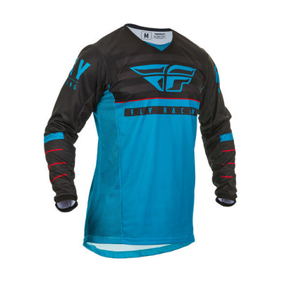 Fly Racing 2020 K120 BMX Race Jersey-Blue/Black/Red