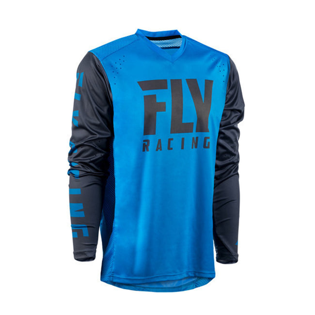 Fly Racing 2020 Radium BMX Race Jersey-Blue/Charcoal Grey - 1