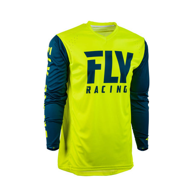 Fly Racing 2020 Radium BMX Race Jersey-Hi-Vis/Navy - 1