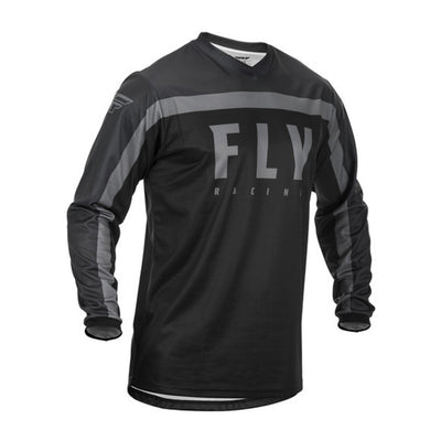 Fly Racing F-16 BMX Race Jersey-Black/Grey