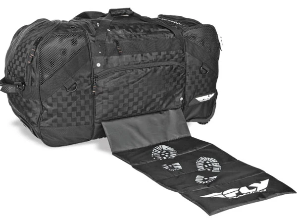 Fly Racing Roller Grande Luggage Bag-Black/Gray - 5