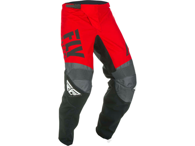 Fly Racing 2019 F-16 Race Pants-Red/Black/Grey - 1