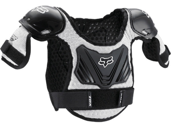 Fox Peewee Titan Roost Deflector-Black/Silver - 1