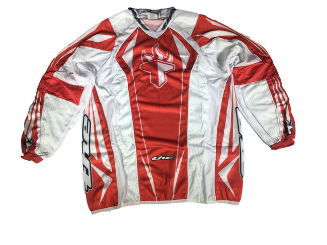 T.H.E. Sport Long Sleeve BMX Race Jersey-Red - 1