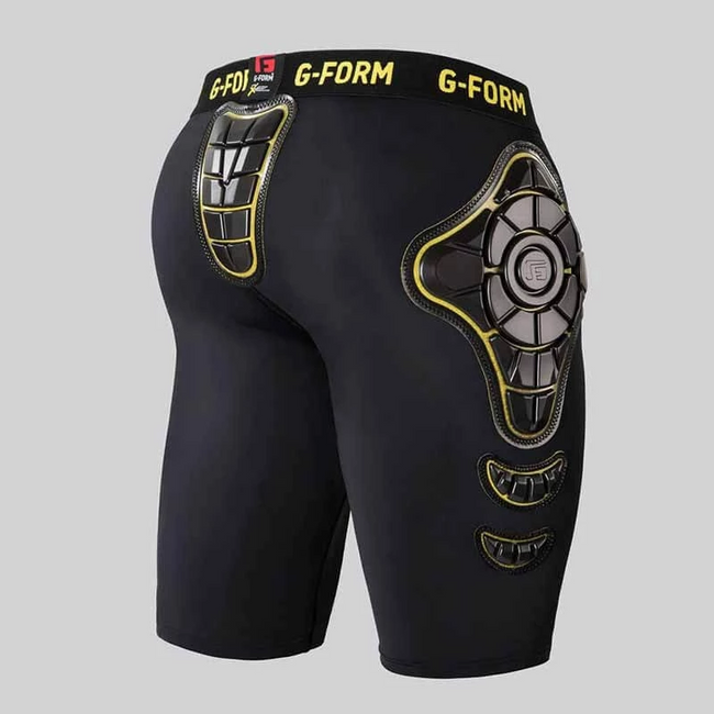 G-Form Pro-X Compression Shorts-Black/Yellow - 6