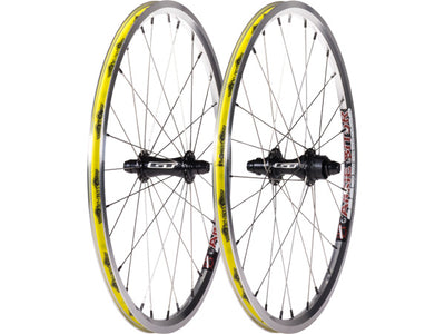 GT Superlace Cassette Mini BMX Race Wheelset-20x1 1/8"