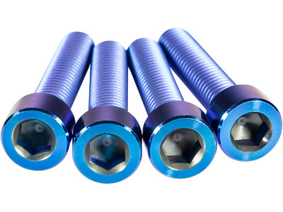 GT Hub Ti Bolts-4 Pack-Blue