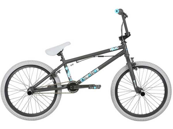 Haro Downtown DLX 20.5&quot;TT Bike-Matte Black - 1