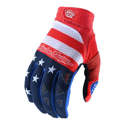 Troy Lee Designs Air BMX Race Gloves-Stars & Stripes-Red