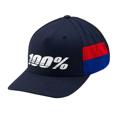 100% Loyal Snapback Hat-Navy