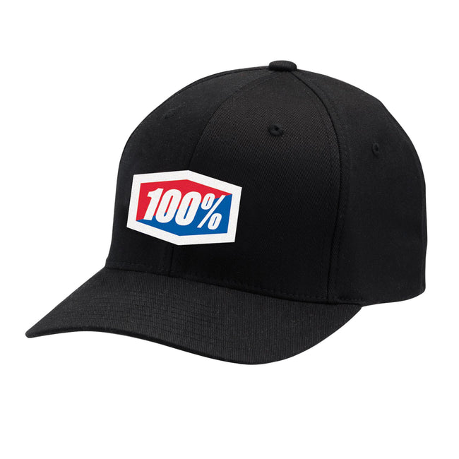 100% Official X-Fit Flexfit Hat-Black - 1