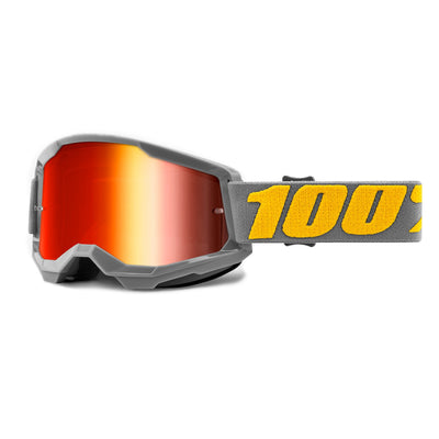 100% Strata2 Goggles-Izipizi-Mirror Red Lens