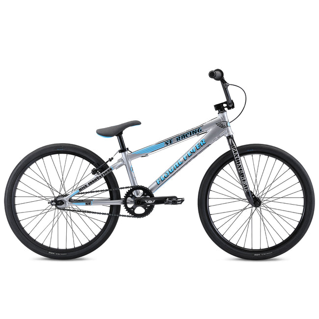 SE Bikes Floval Flyer Cruiser 24&quot; BMX Race Bike-Silver - 1